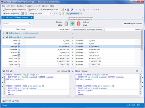 DbForge Schema Compare for