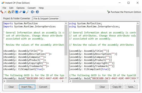 Free Instant CSharp Premium